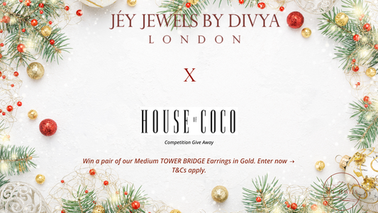 House of CoCo × Jéy Jewels by Divya: Win One of Six Pairs of Tower Bridge Medium Hoops