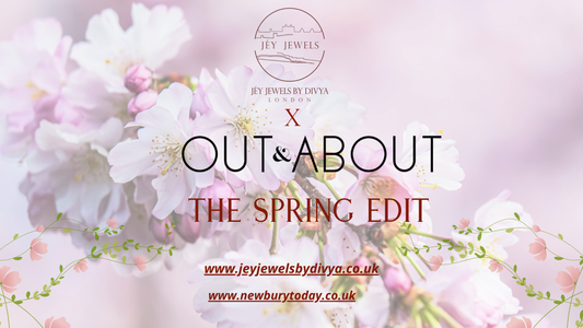 Out & About Spring 2026 cover Millennium Wheel Medium Pendant Necklace in Out & About Spring 2026 Jéy Jewels by Divya featured in Out & About Mother’s Day gift guide London-inspired jewellery by Jéy Jewels by Divya in Out & About magazine