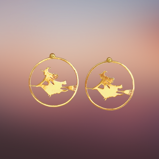 Flying Witch XL Earrings