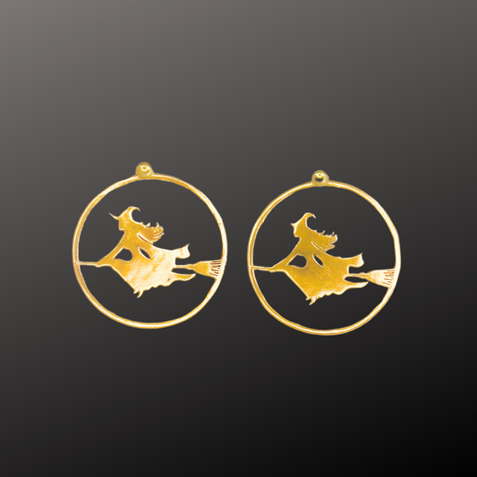 Flying Witch XL Earrings