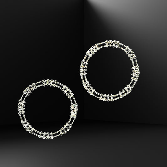 Rain Drop Medium Hoops