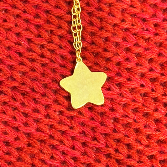 Soft Star Dangling Bracelet - Gold