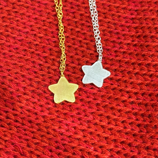 Soft Star Dangling Bracelet - Silver