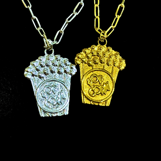Popcorn Necklace - Medium - Gold