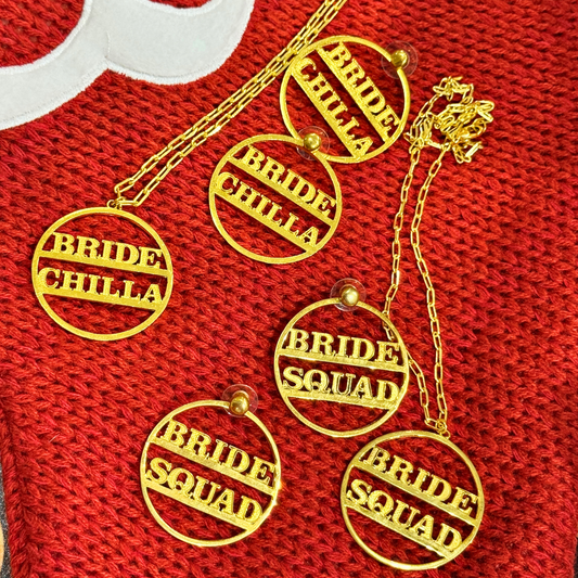 Bride Chilla Large Necklace - Gold
