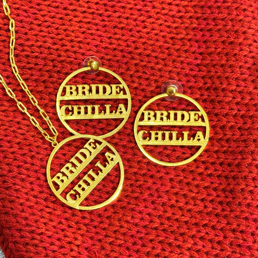 Bride Chilla Large Necklace - Gold
