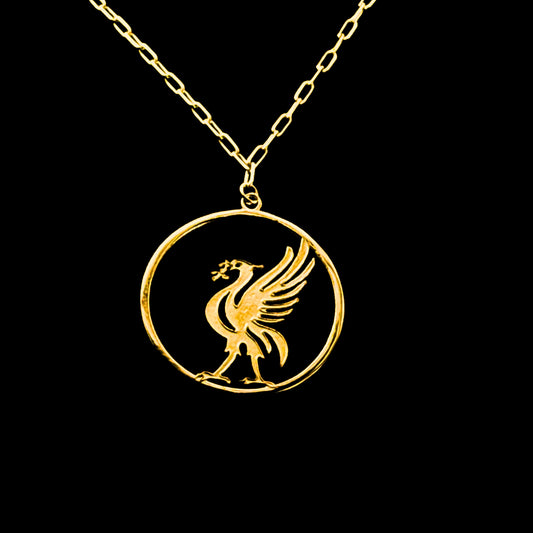 Liver Bird Large Necklace