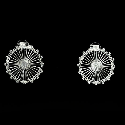 London Eye Hoop Earrings Large