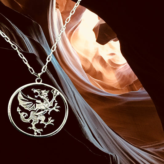 Welsh Dragon Large Necklace