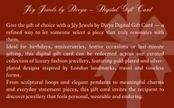 Luxury digital gift card by Jéy Jewels by Divya – timeless jewellery gifting