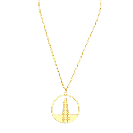 Shard Pendant Necklace Large - Gold